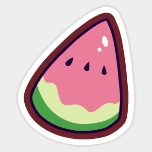 Watermelon Triangle Slice Sticker